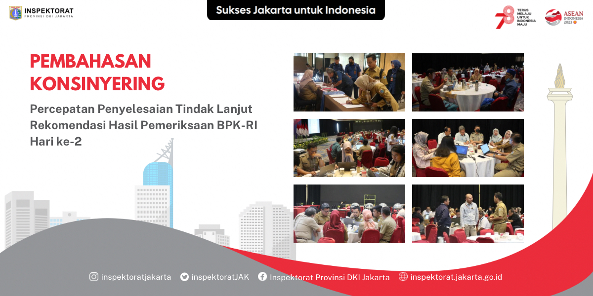 Konsinyering Pembahasan Tindak Lanjut Rekomendasi Hasil Pemeriksaan BPK-RI